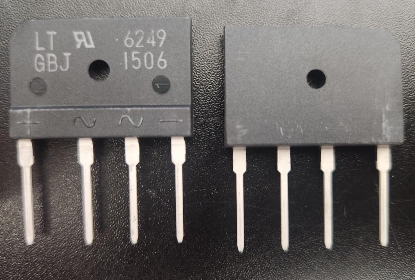 (3 PC) GBJ1506-F Compatible with LITEON Bridge RECT 1PHASE 600V 15A GBJ