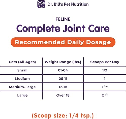 Miniatura 7 de Piel y pelaje óptimo felino + cuidado completo de las articulaciones | Paquete de suplementos para gatos