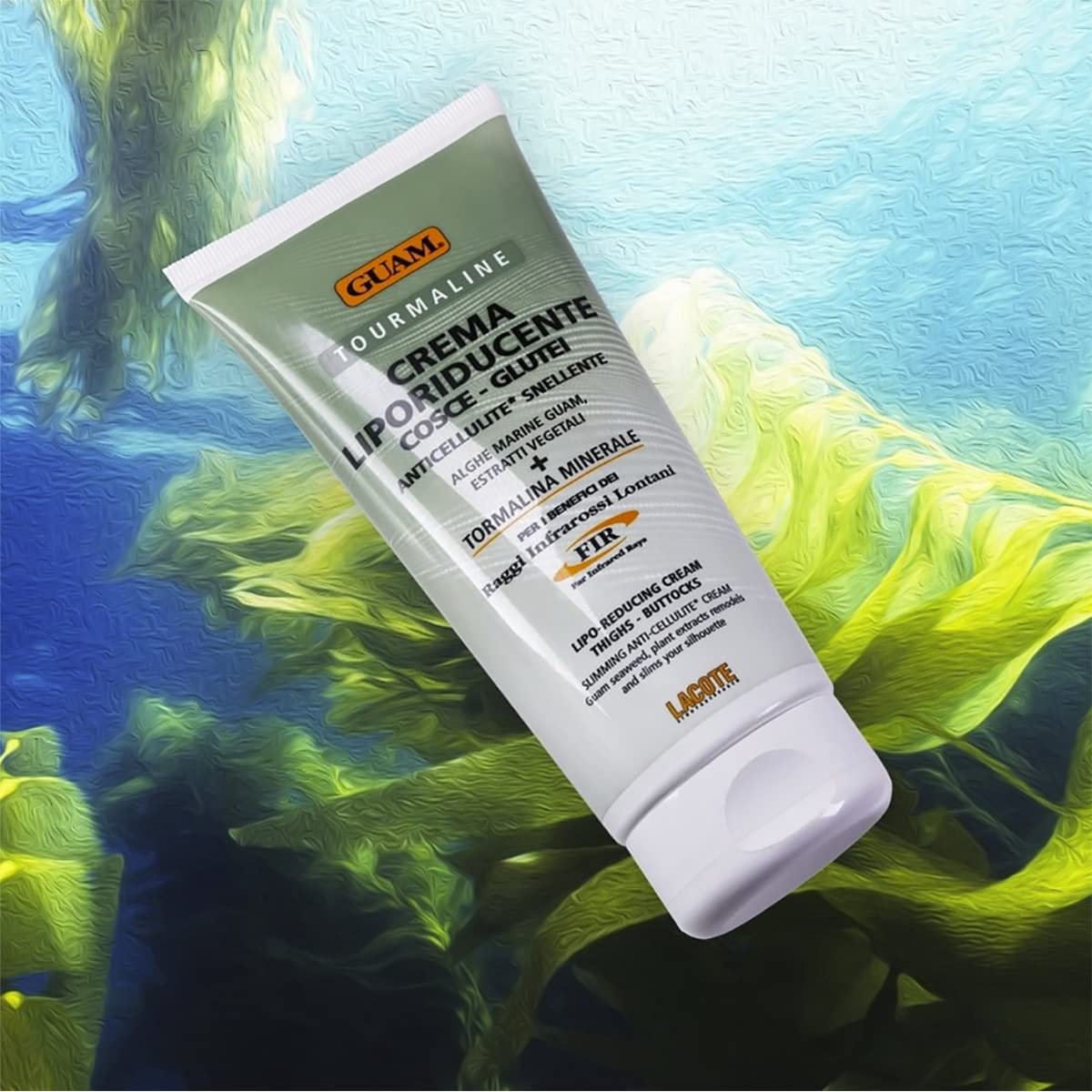 Guam Crema Liporiducente per Cosce e Glutei Alla Tormalina Minerale, 200Ml