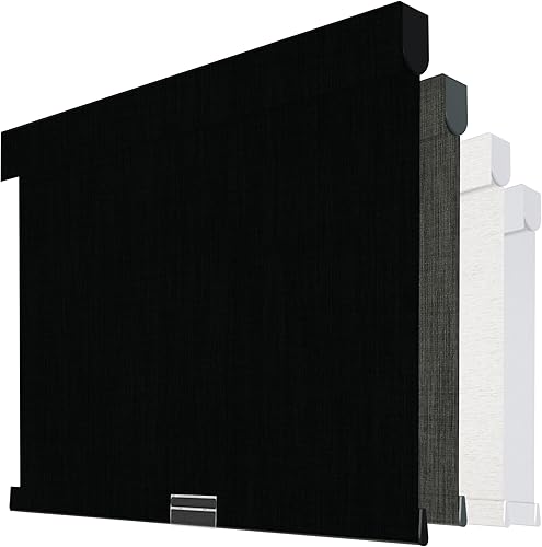 Boolegon Persianas enrollables opacas y fáciles de instalar, sin cordones, para oscurecer la habitación, con protección UV, para el hogar, sala de