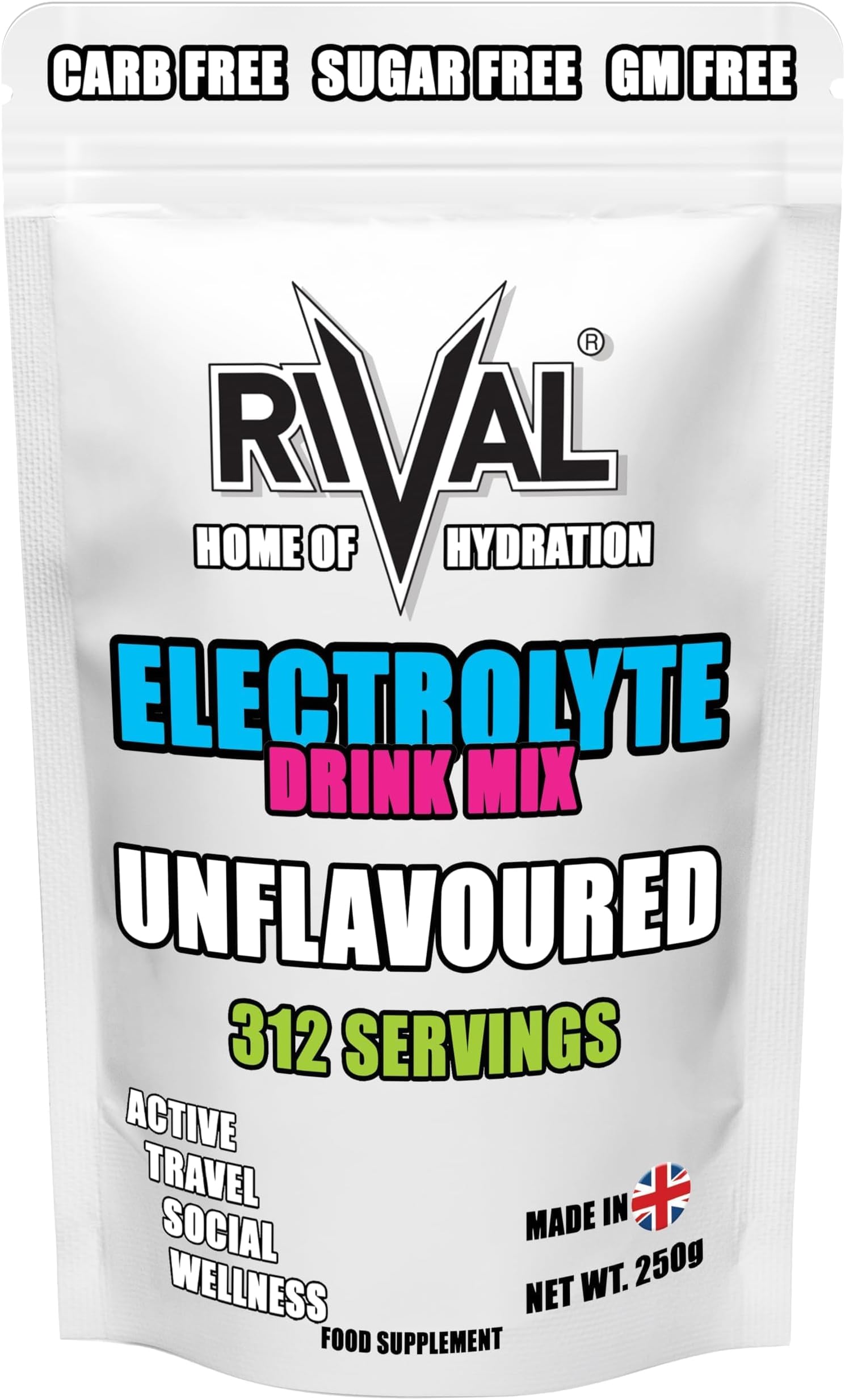 Electrolyte Powder 250g by Rival Sports Fuel