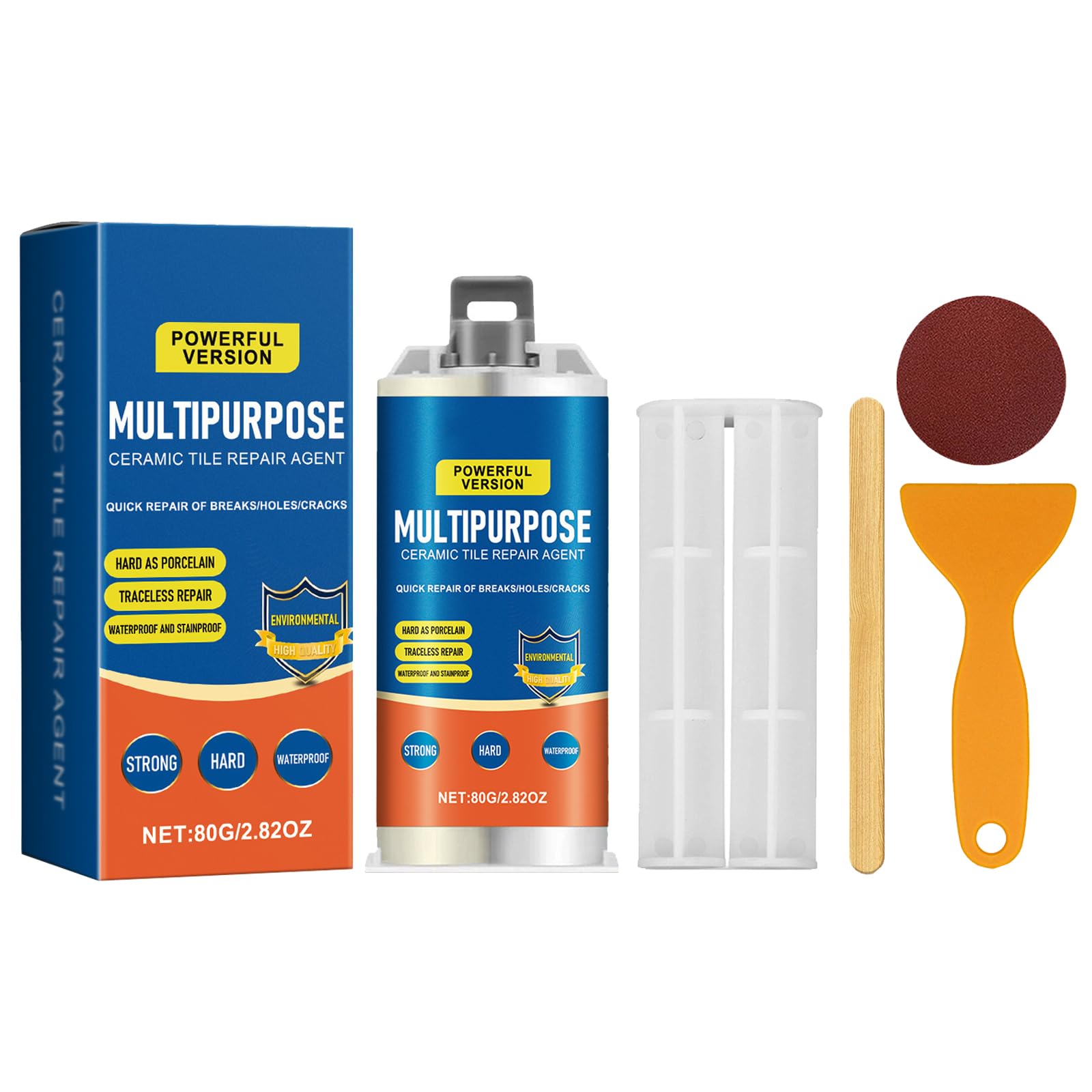 Grout Filler, Tile Repair Sealer, Clear Silicone Paste, Water Resistant, Suitable for Ceramic, Marble, Granite, 1 Gram