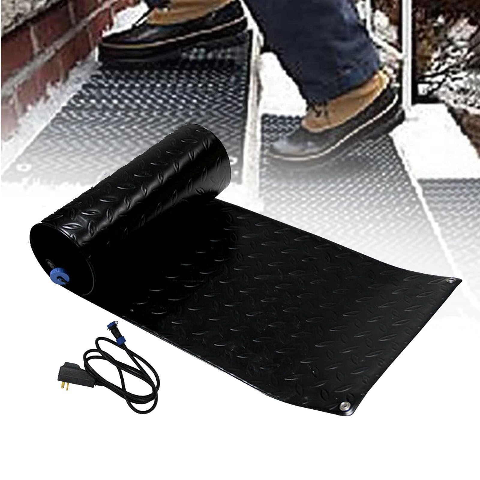 Tapis chauffant électrique d'extérieur pour fonte de neige sur vos escaliers