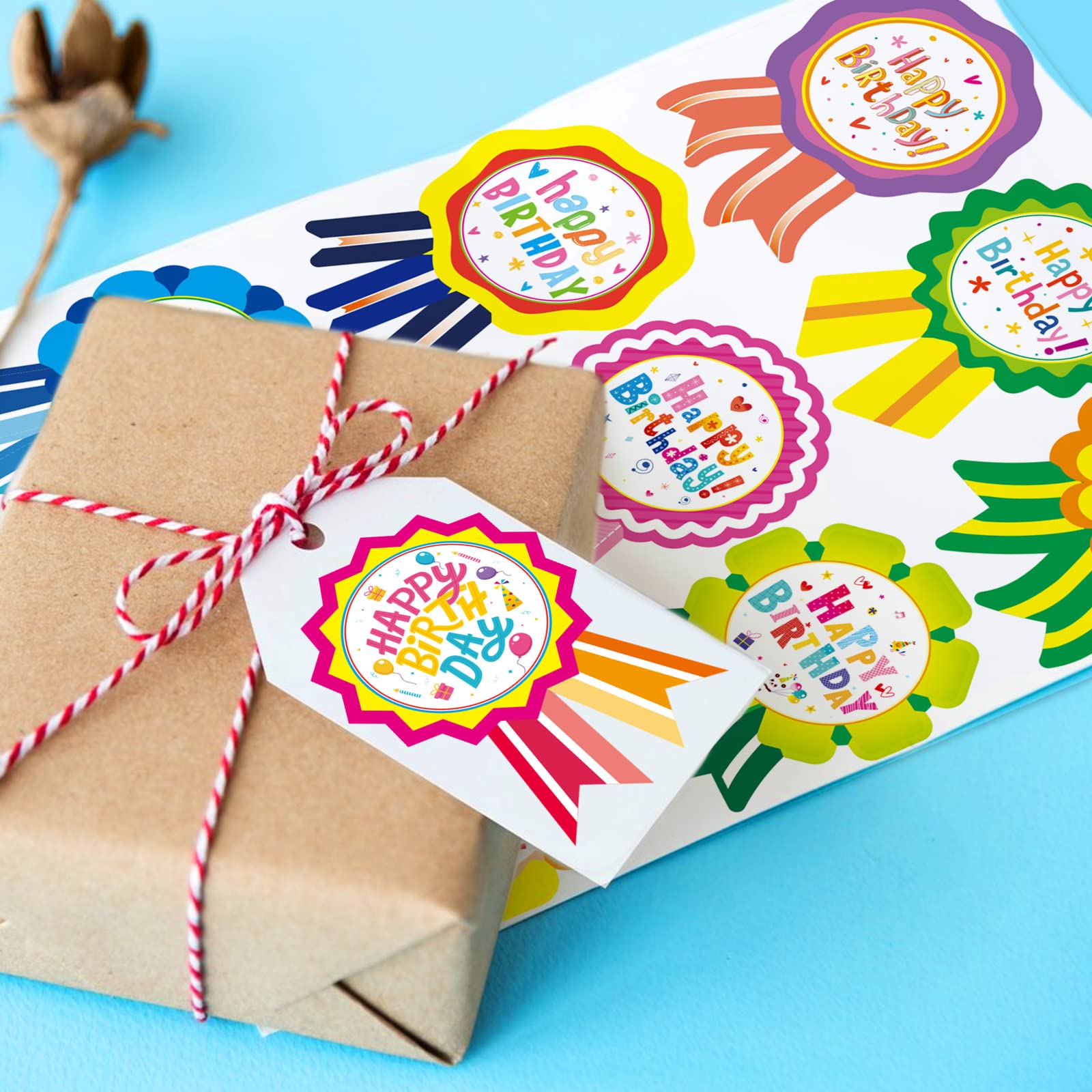Snapklik.com : Happy Birthday Stickers For Kids Adults 216 Counts Large ...