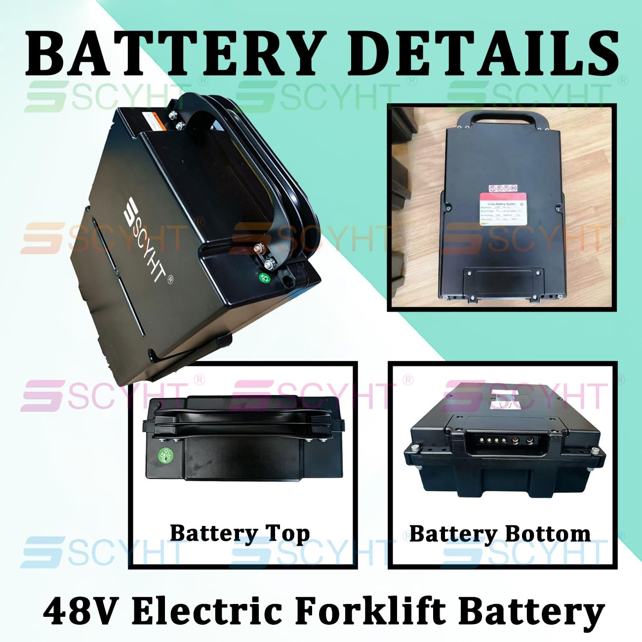 48-Volt Lithiumbatterie 20Ah 30Ah Batterie Elektrostapler für EPL205Z Batterien elektrische Hubwagen für MT16/20 LiFePO4-Batterien mit BMS und Griff,48v30ah