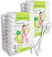Haste Flexível bastonetes branco bebê 2 pacotes C/ 50unidades