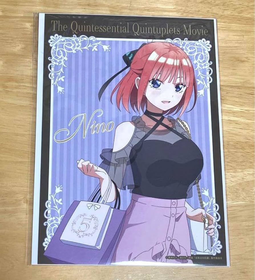 Amazon.co.jp: 五等分の花嫁 らくピタポスター 二乃 : おもちゃ