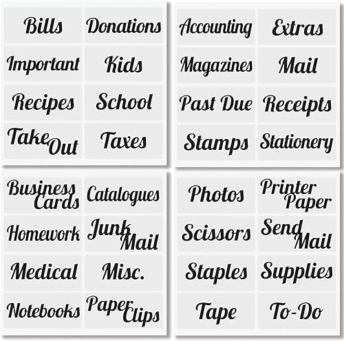 Miniatura 6 de mDesign Caja organizadora de plástico apilable para el hogar, suministros de oficina con tapa con bisagras, para blocs de notas, bolígrafos de gel,