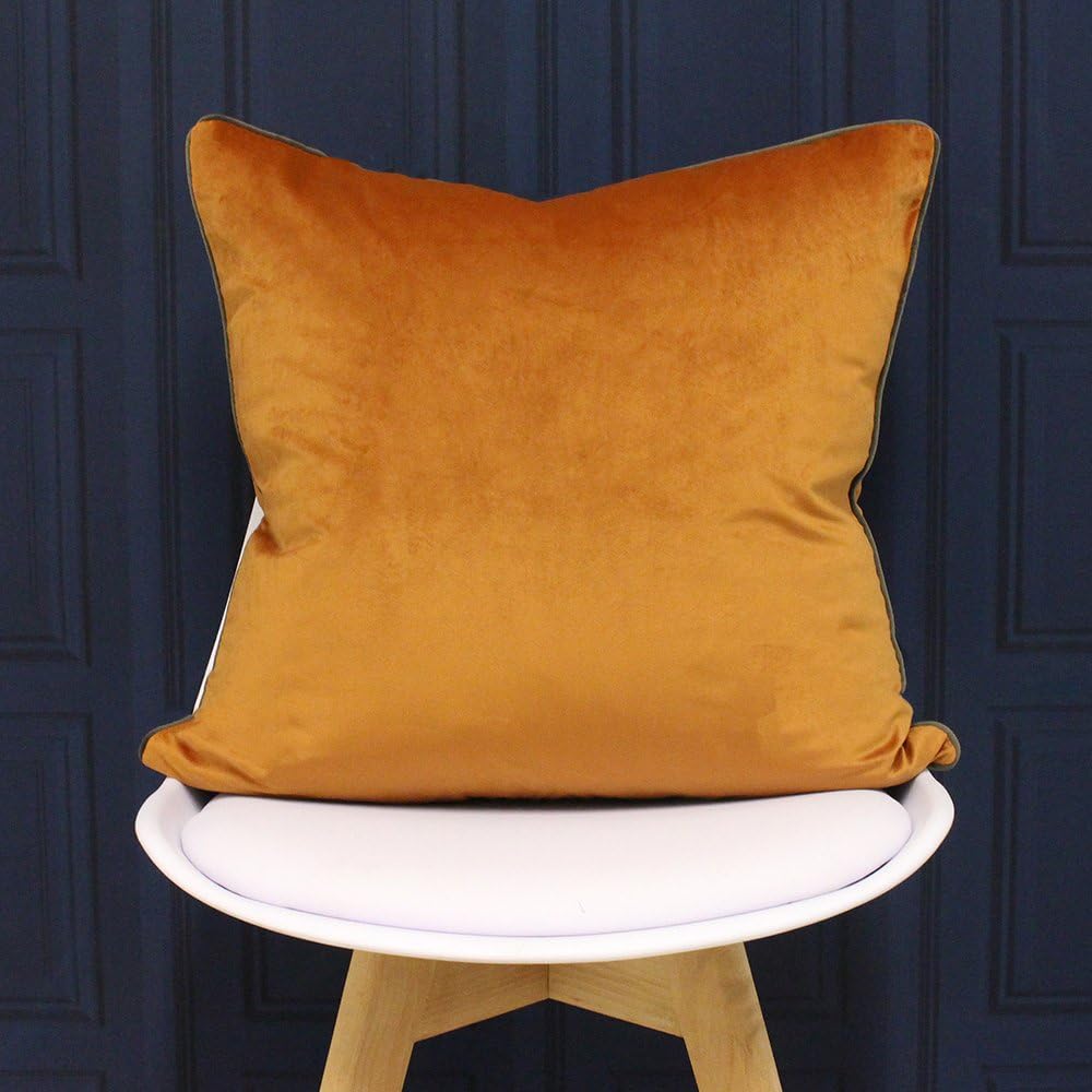 Riva Paoletti - Meridian Signature Collection, Pumpkin/Mocha, 55x55cm - Image 3