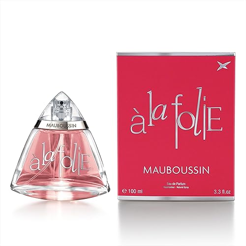 Mauboussin - A La Folie 3.4 fl oz (3.3 Fl Oz) - Eau de Parfum para Mujer - Aromas florales y orientales