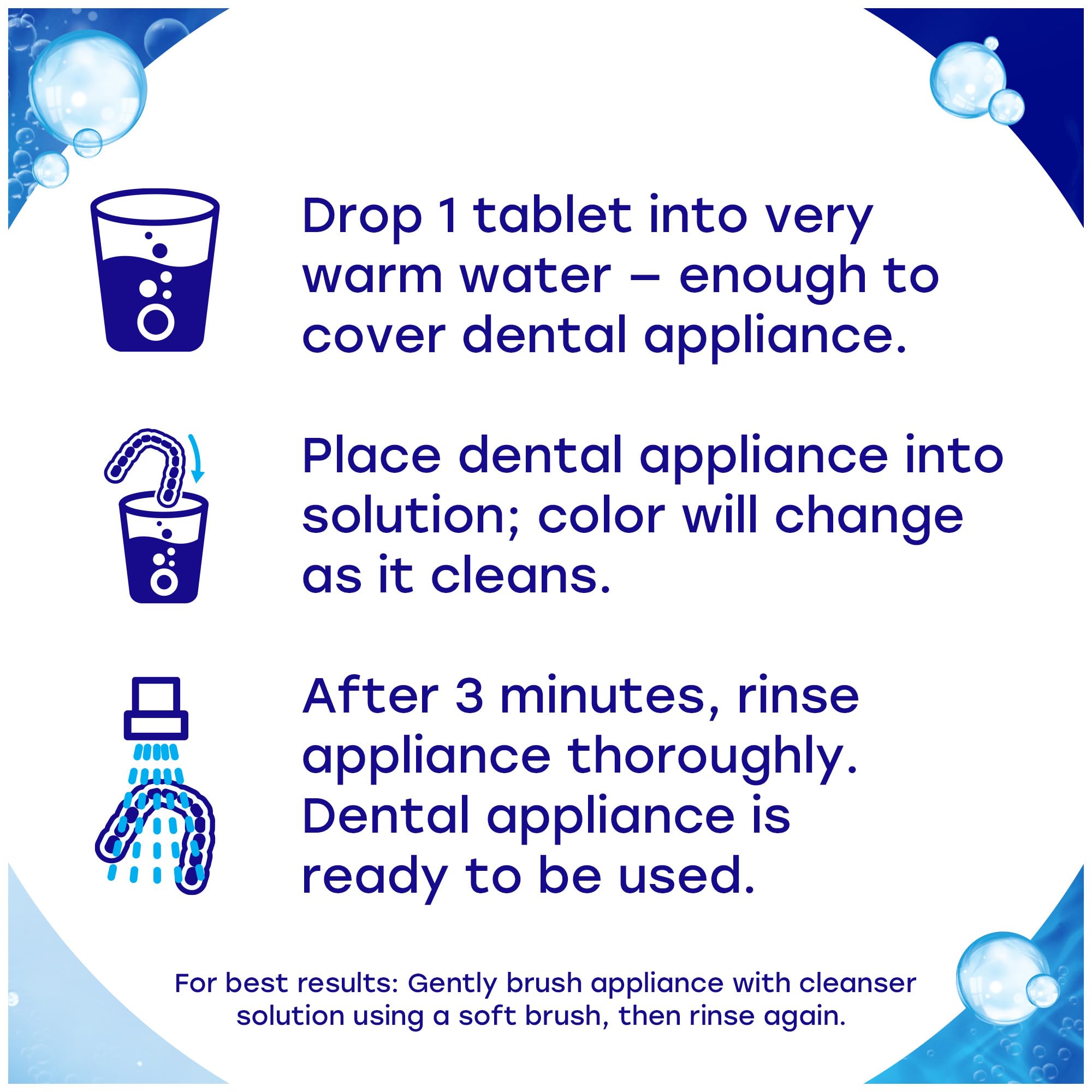 Efferdent Denture Cleaner Tablets - Minty Fresh -4