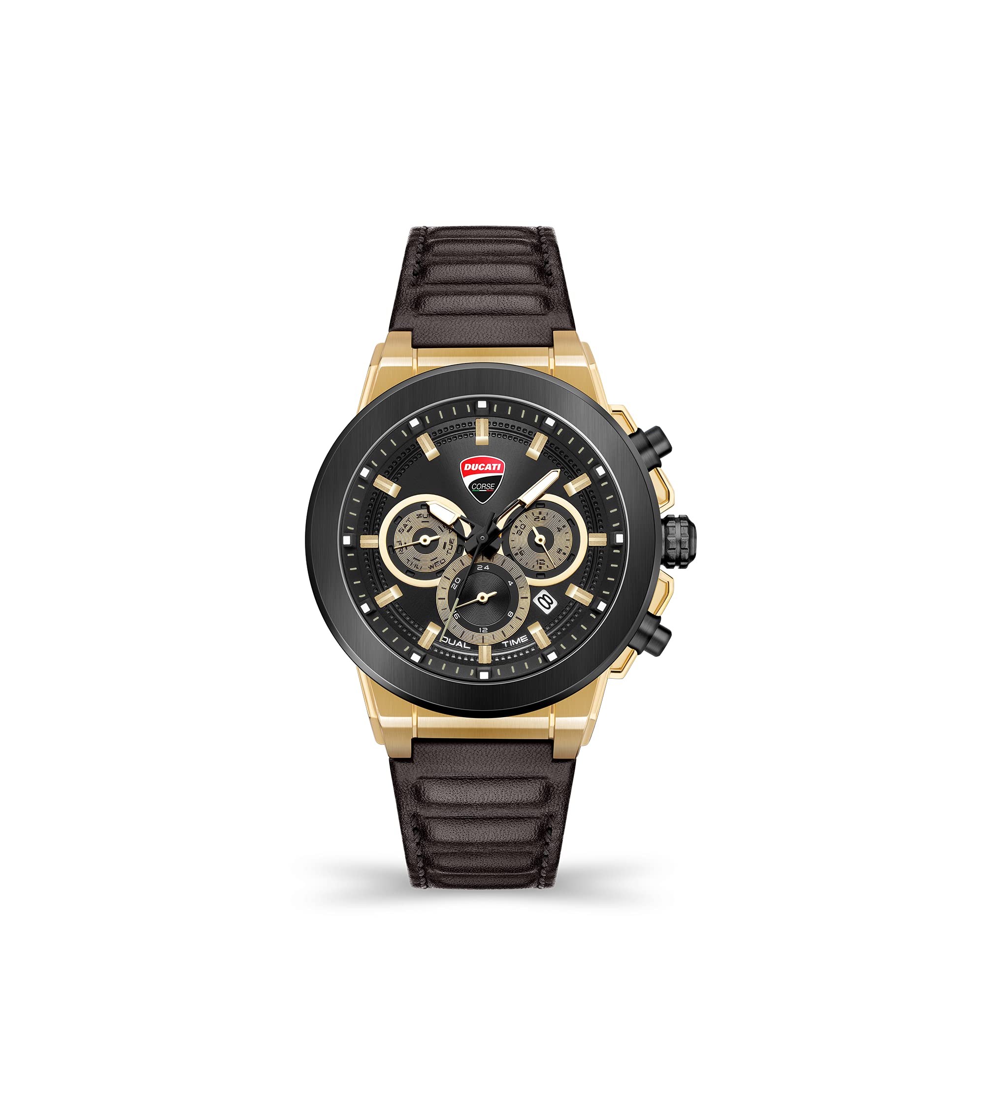 Ducati Leather Campione Classic Chronograph Analog Black Dial Mens Watch-Dtwgf2019202, Band_Multicolor (B091GLGRJ6) Amazon Price History, Amazon Price Tracker
