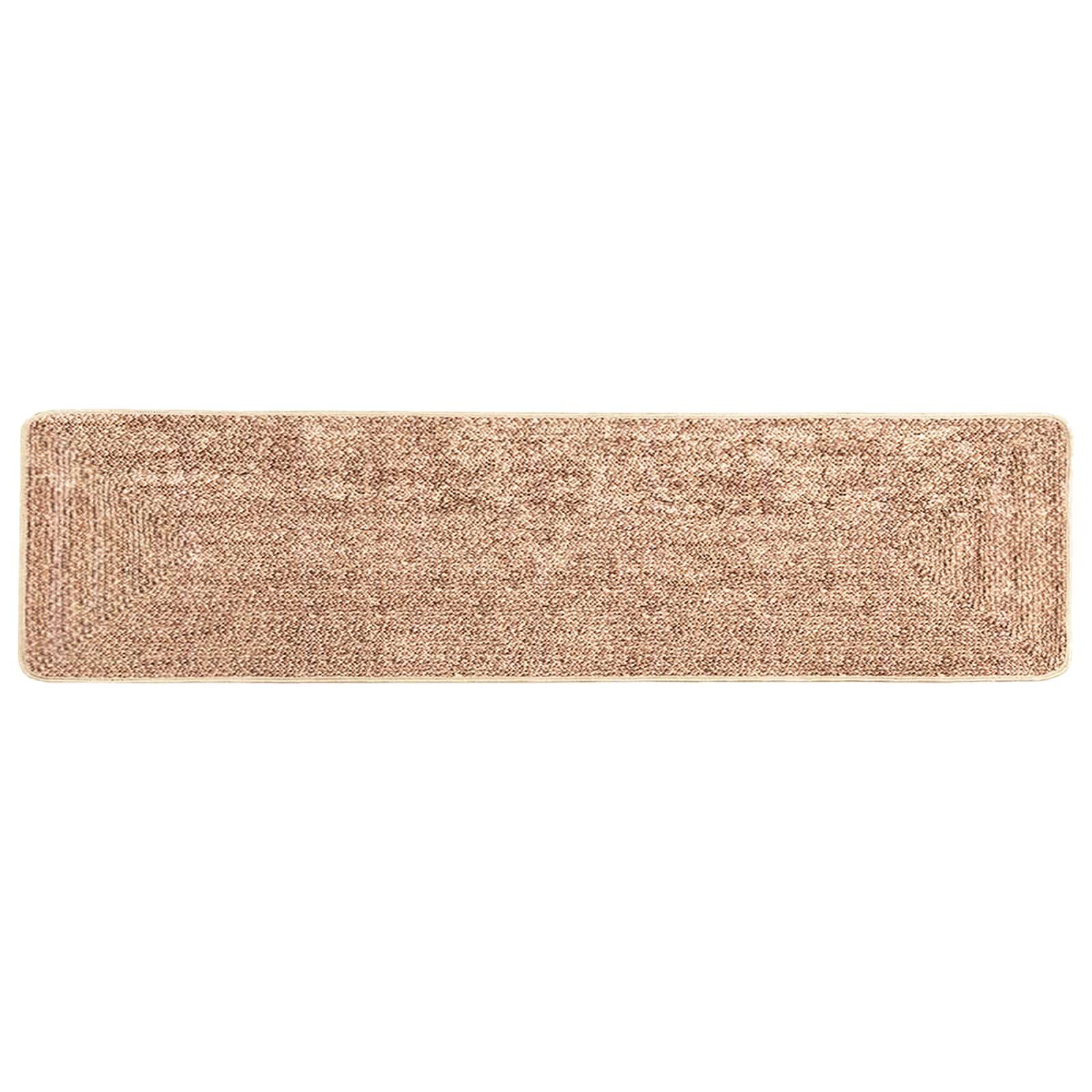 Tapis de couloir jaune 100x450 cm Marsa en velours