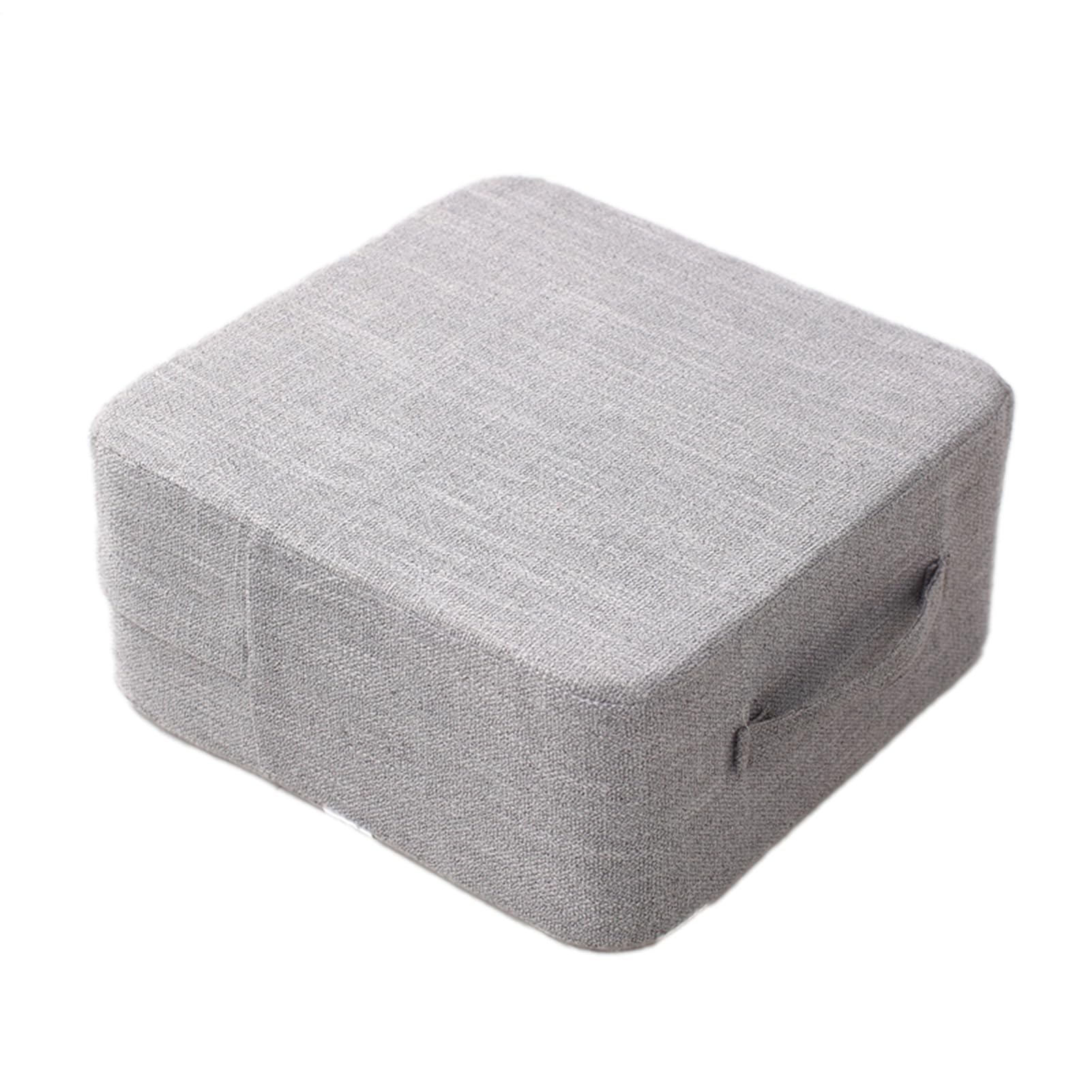 Coussins lavables en coton lin portables pour sol tatami et gym douce