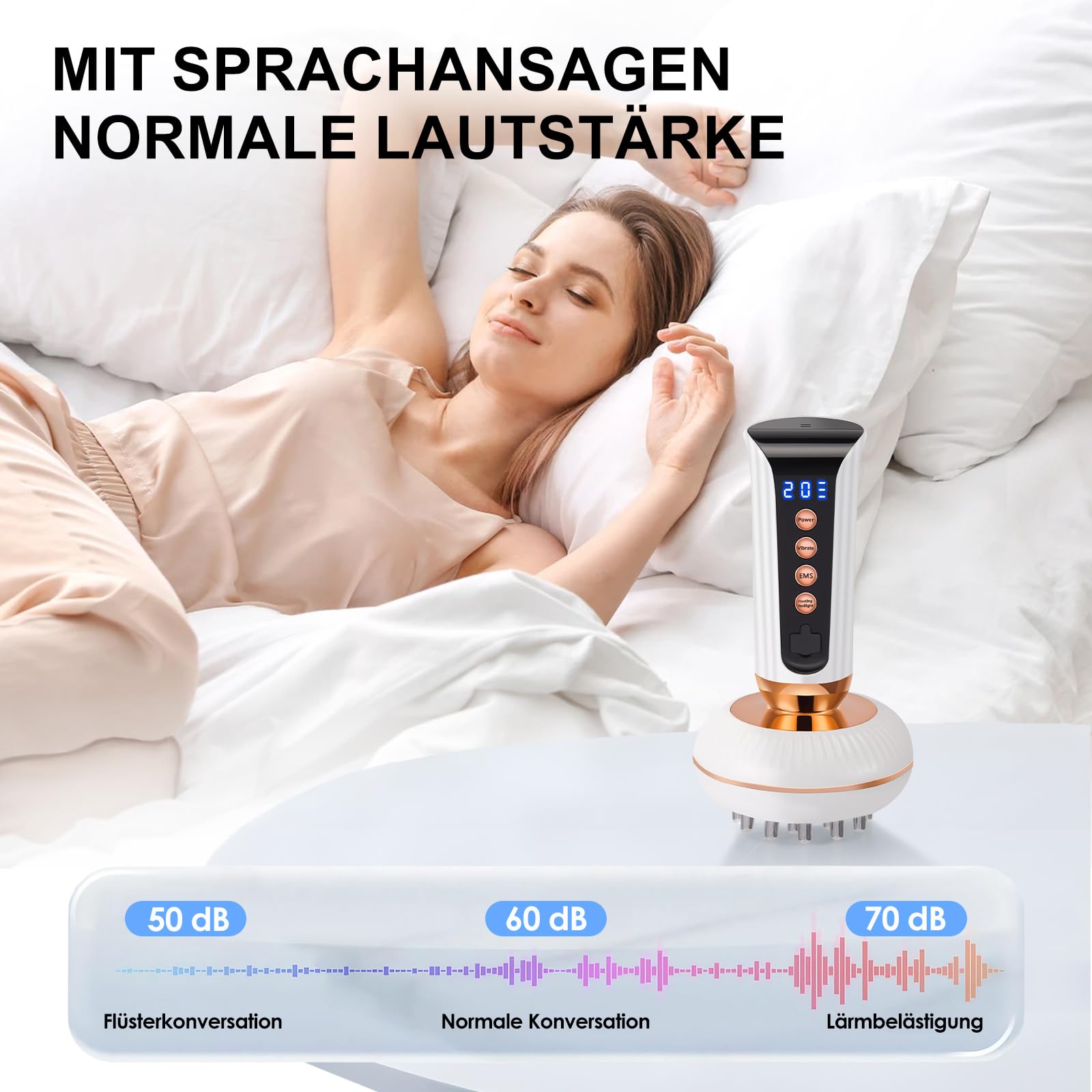Masseur EMS sans fil avec 20 niveaux de vibration et infrarouge, batterie 3000 mAh, 14 rouleaux, appareil de drainage lymphatique pour jambes et corps
