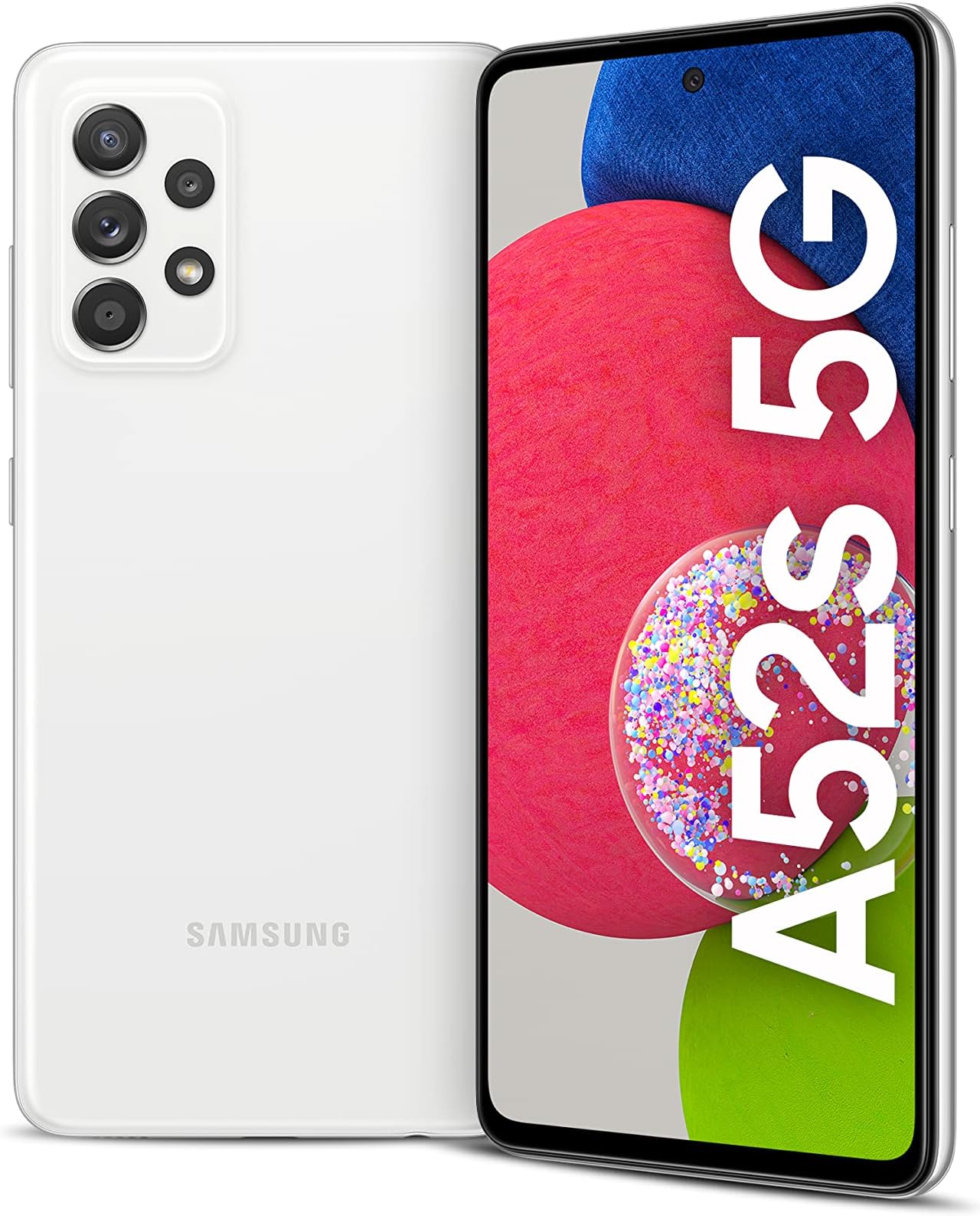 SAMSUNG Galaxy A52S 5G Dual Sim Smartphone, 128Gb Storage And 8Gb Ram (Uae Version), Awesome White