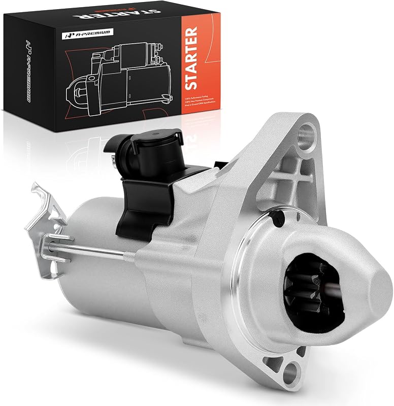 Motor de partida A-Premium 12 V 1,2 kW, 9 dentes, rotação horária para Honda Civic 1.8L – 1 unidade