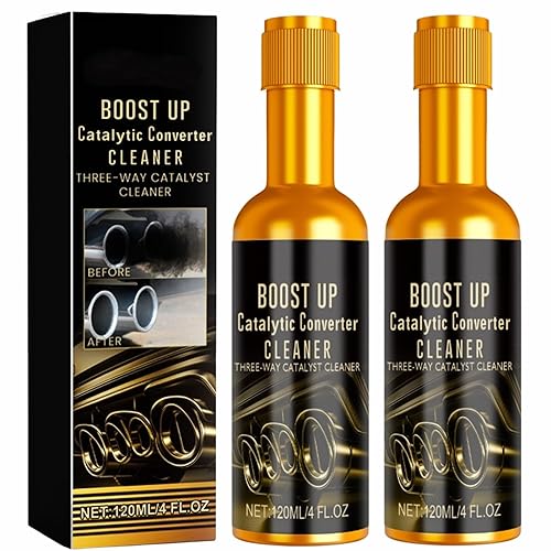 2025 Catalytic Converter Cleaner,2pcs*120ml Auto Parts Engine Cleaner,Exhaust System Pipe