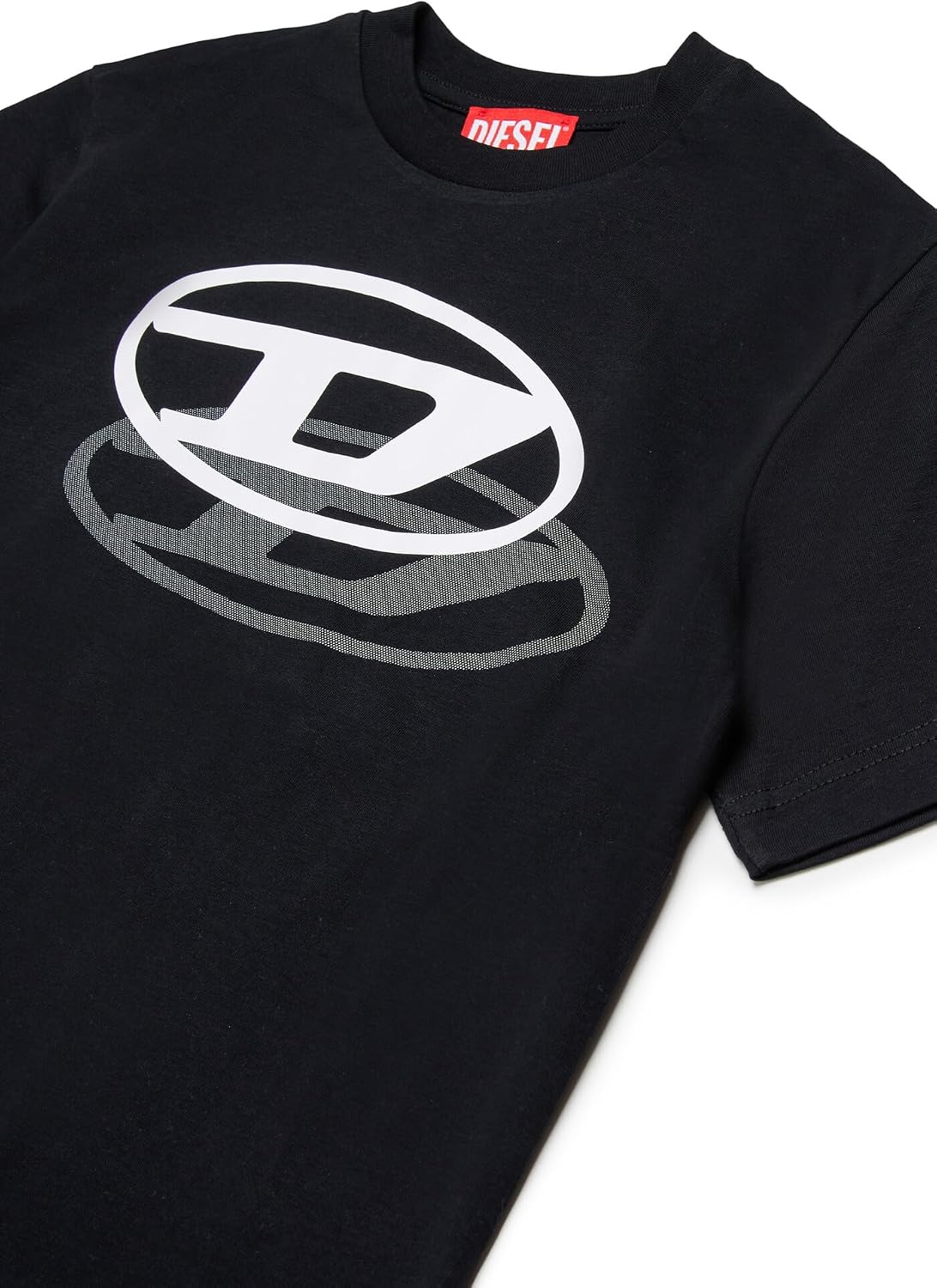 Diesel Boys' T-Shirt with Printed Oval D Logo