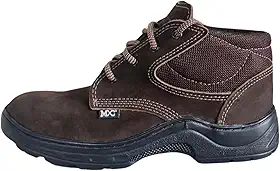 Coturno Botina Bota Couro Legitimo Trabalho EPI Segurança CA Bico PVC Masculino Feminino Unissex MXC BRASIL