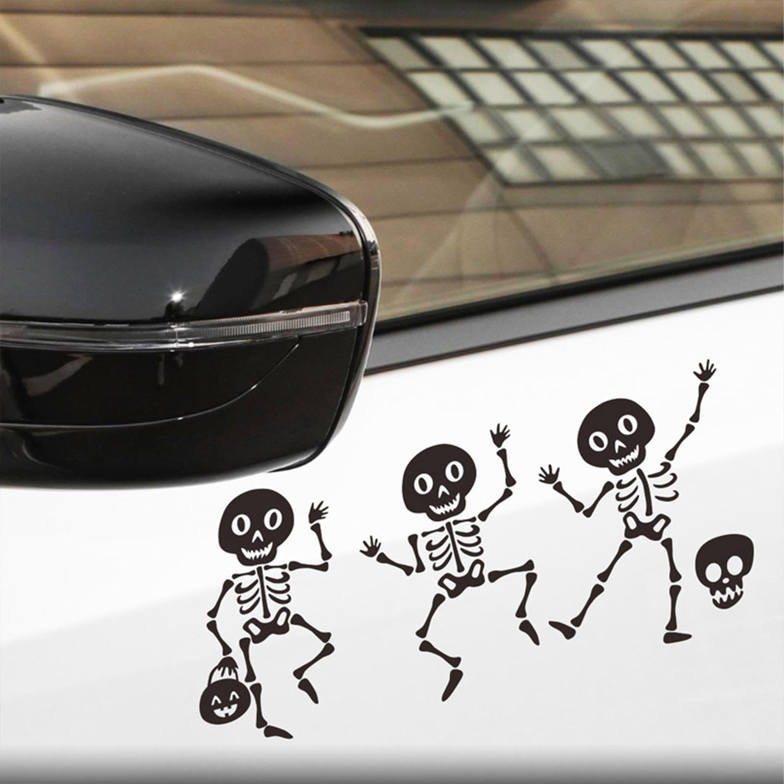 Autocollant 3D En Forme De Tête De Mort Pour Voiture, Squelette En Métal, Os Croisés, Moto, Autocollant Pour Toutes Les Voitures, En Alliage De Zinc, Accessoires De Voiture