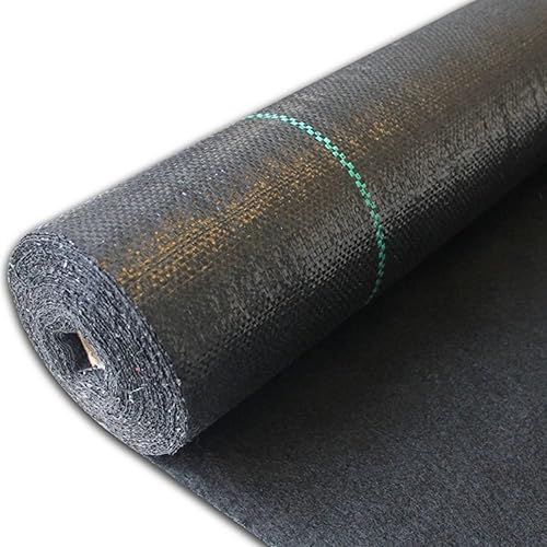 Farm Plastic Supply - Tela de paisaje de alta calidad de 3.2 onzas resistente - (12 x 300 pies) - Tela de paisaje de grado comercial, tela de