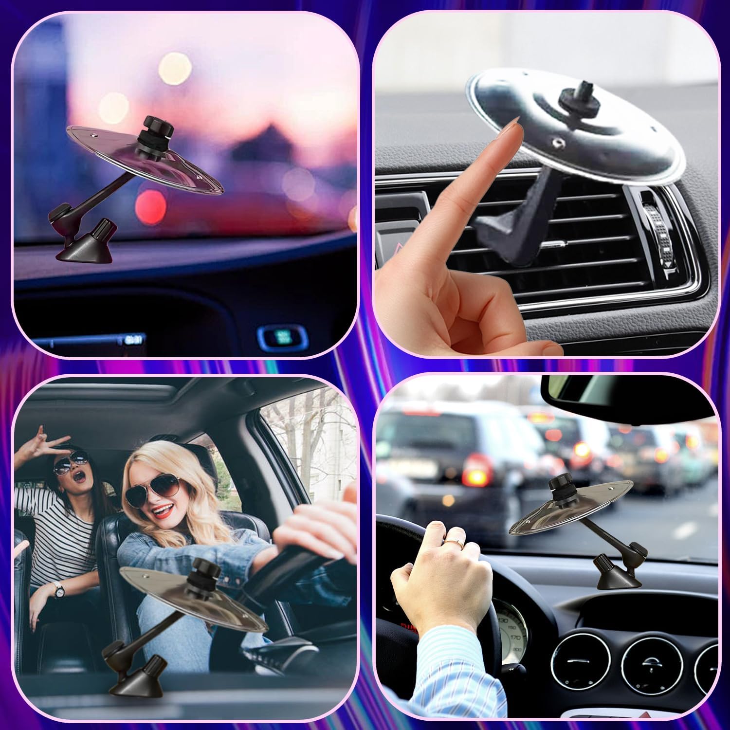 2 Pezzi Bacino di crash automatico, piatti di incidenti automobilistici, piatti di batteria per auto, fessura di ventilazione della piscina automatica, mini baraccone per auto per auto