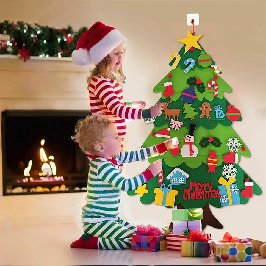 TOYMYTOY 1 セット　フェルト　クリスマスツリー Amazon.co.jp: TOYMYTOY 1 セット フェルトのクリスマスツリー キッズ