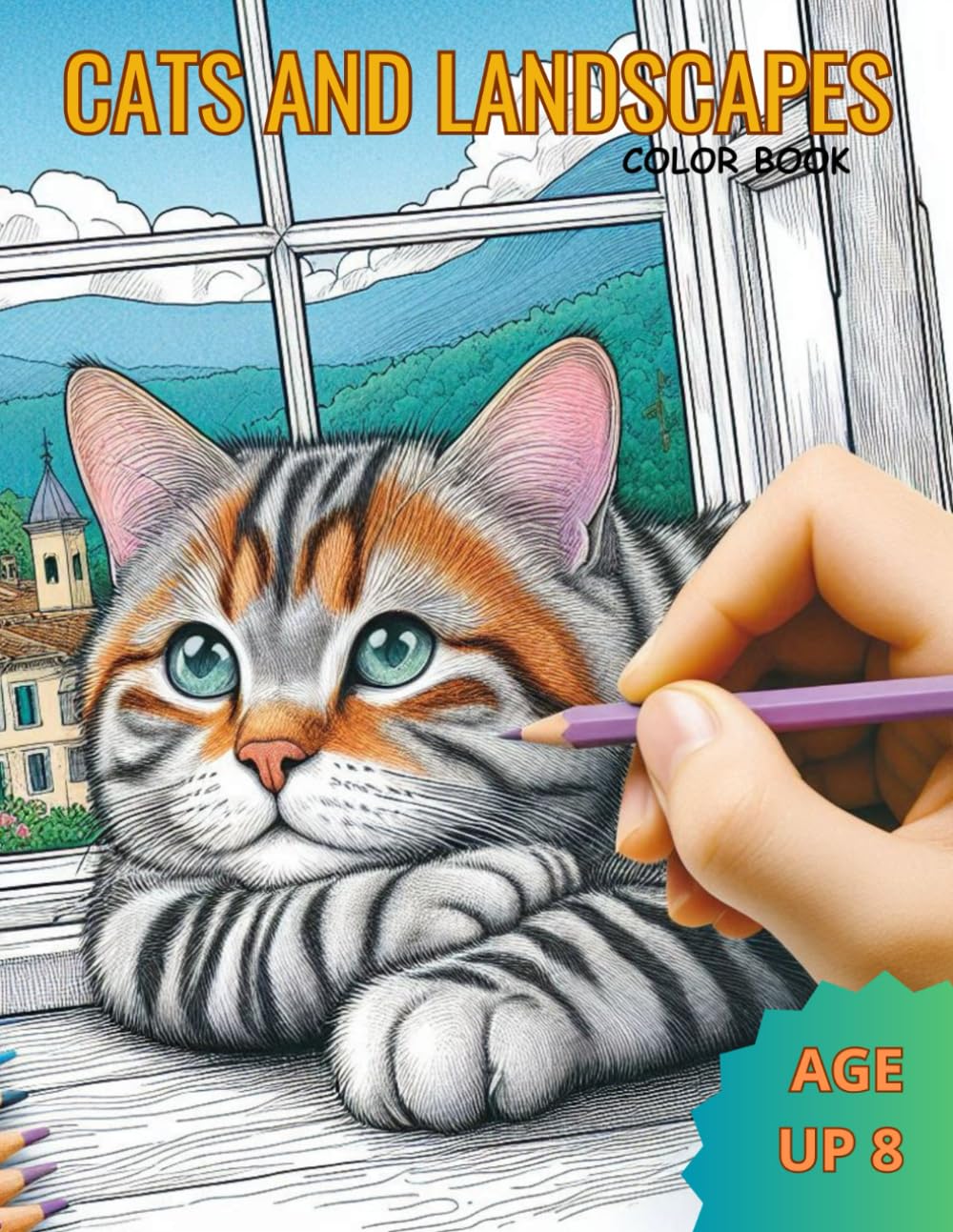 CATS AND LANDSCAPES: COLOR BOOK (Things and Landscapes)