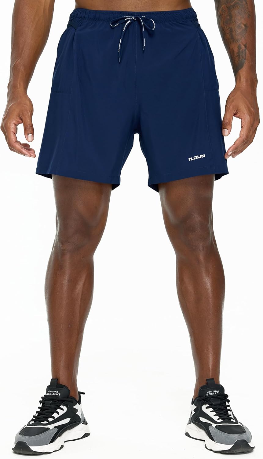 Men's Running Shorts 5 inch Ultra Lightweight with 5 Pockets Quick Dry Marathon Athletic Run Shorts Linerless - Image 4