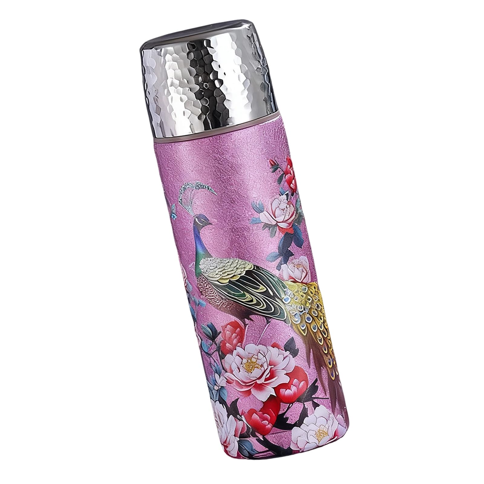 our fave Leak Proof Insulated Travel Mugs with Retro Chinese Golden Peacocks Styles Nonrust Steel Construction Gym Efficient Thermal Retention Golden Peacocks Nonrust Steel Portable Leak