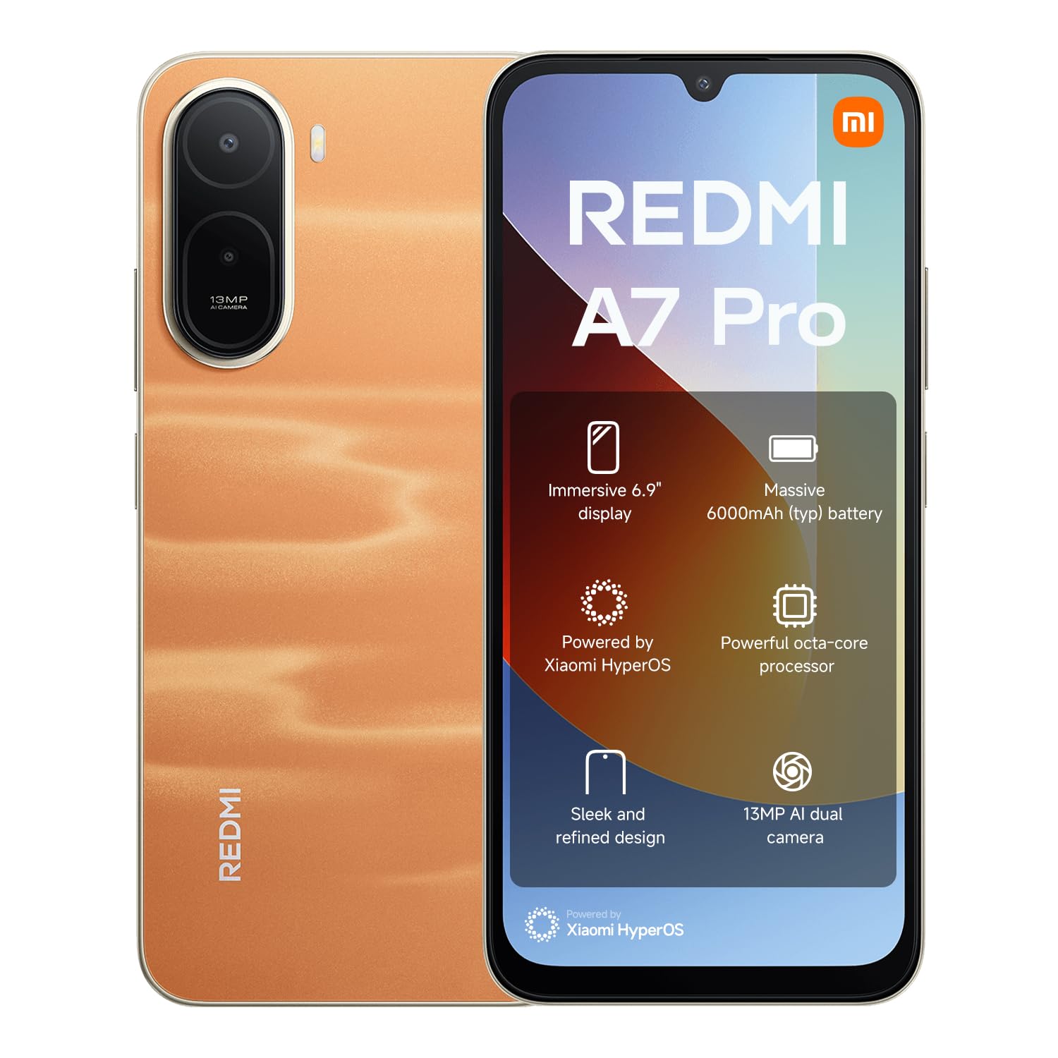 REDMI A7 Pro Sunset Orange 4G RAM 128G ROM : Amazon.ae: Beauty