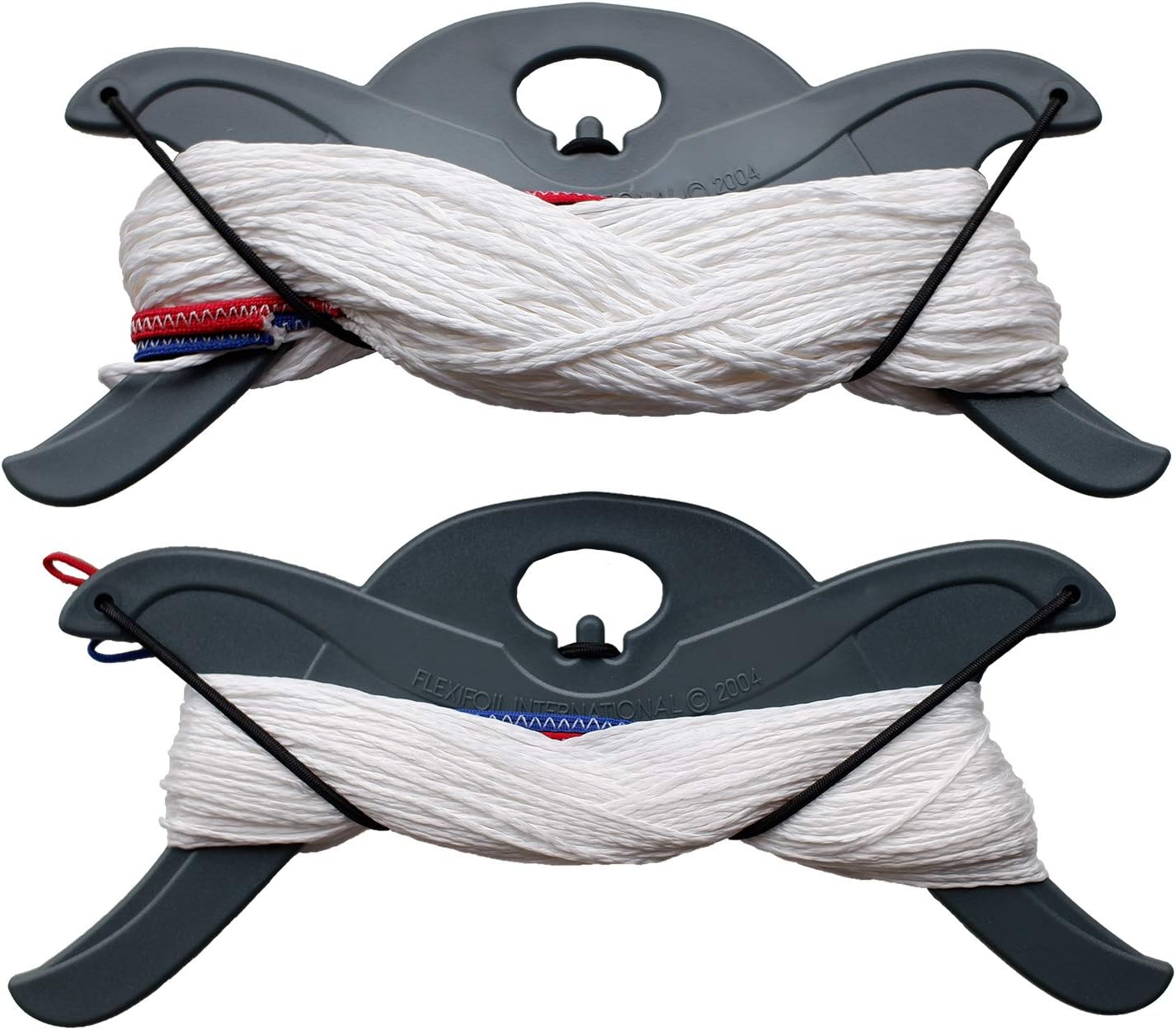 Flexifoil Kite Flying Lines 2 x 440lb + 2 x 220lb 25m 4-Line Set | Braided Dyneema | Quad Power Kiting Lines | Strong Reliable and Dynamic for Traction Recreation Kites Sports