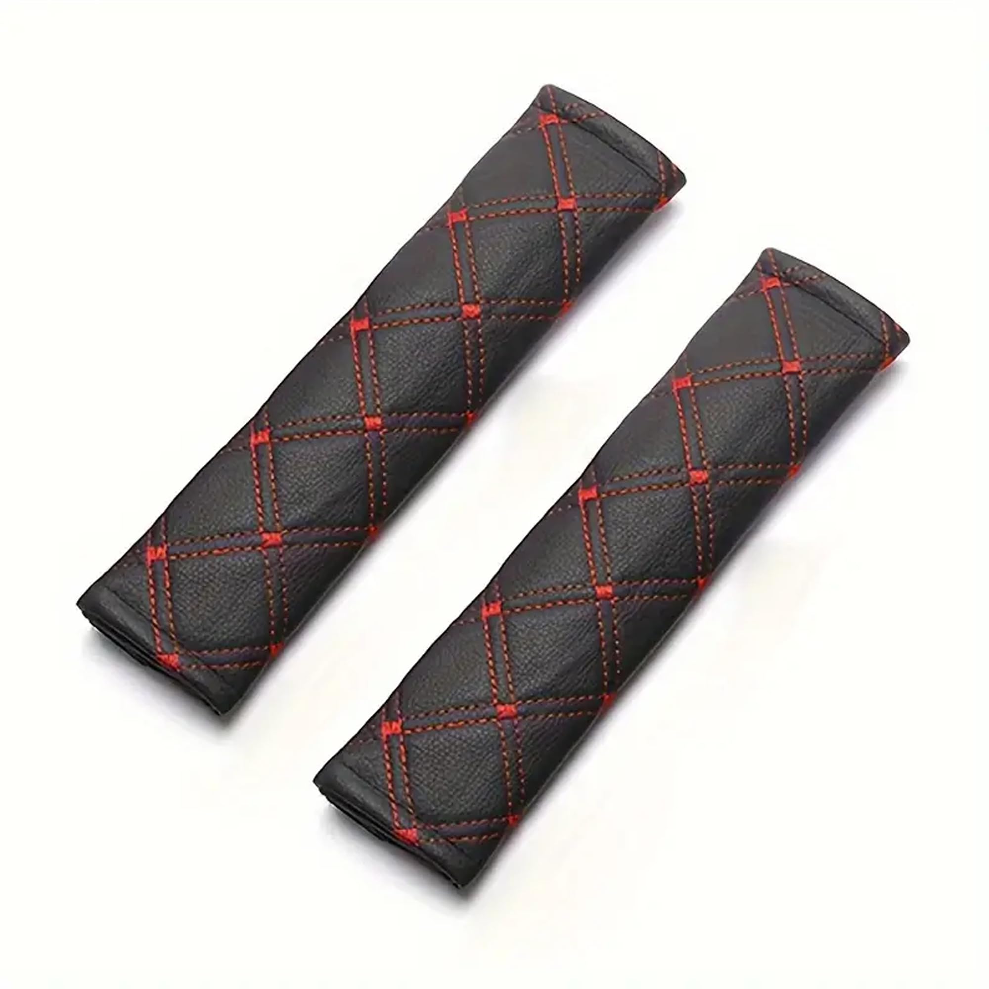NIKAVI, (2 PCS) SEAT Belt Shoulder PAD (RED LINE Black PAD)-image-26