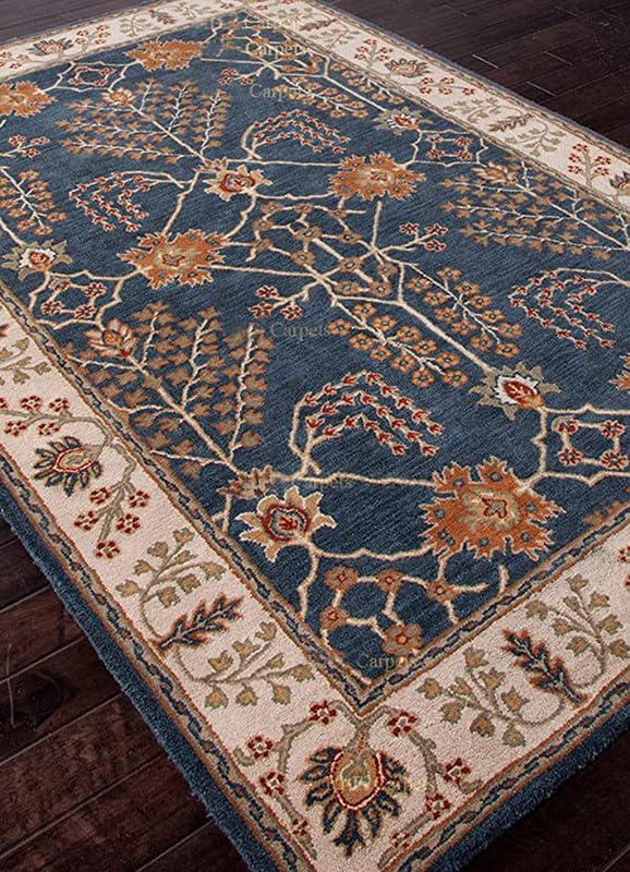 Buy Bhadohi Rugs Royal Tufted Handcrafted Luxury Area Rug Premium Soft ...