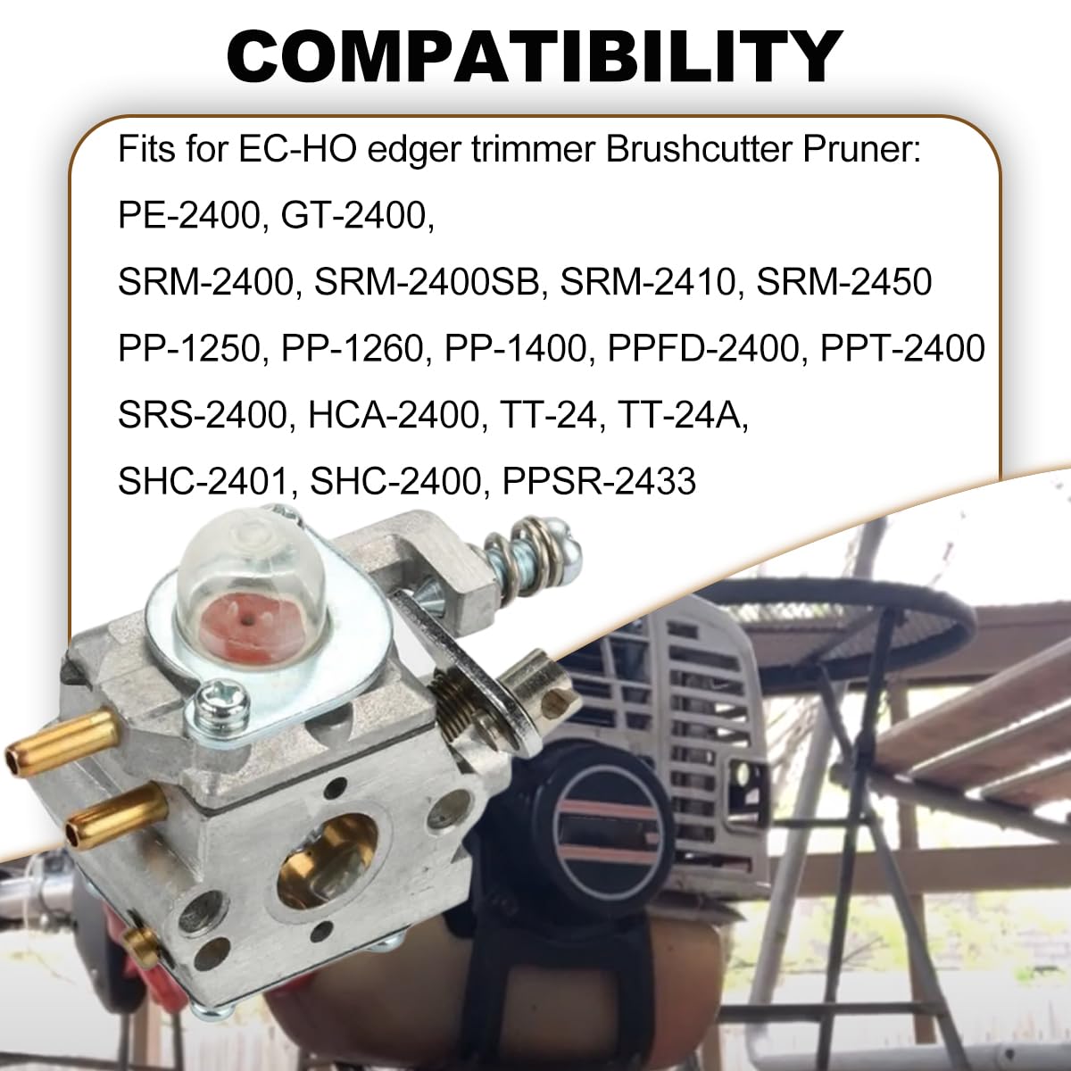 Carburatore WT-424 Per Echo - Compatibile Con GT-2400, SRM-2400, PP-1250 E Altri | Kit Ricambio Completo - Foto 12