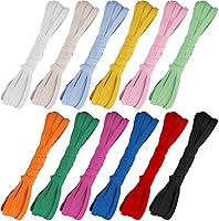 Vista 32 de Bandas elásticas negras para pelucas, carrete de punto de 1 pulgada y 12 yardas de alta elasticidad para costura, banda para cinturas, pantalones