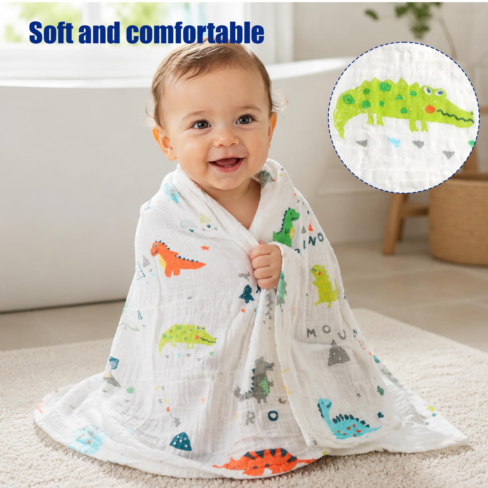 Regalo para recién nacidos, set de regalo para niños/niñas, azul