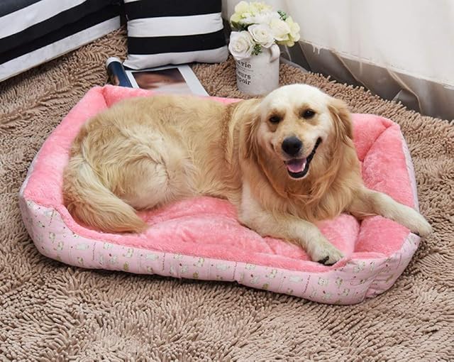 Foto 2 de 3 de GUOCU Cama para Perro Lavable con Almohadas Sofá para Mascotas Lavable Rectangular Canasta de Mascotas…