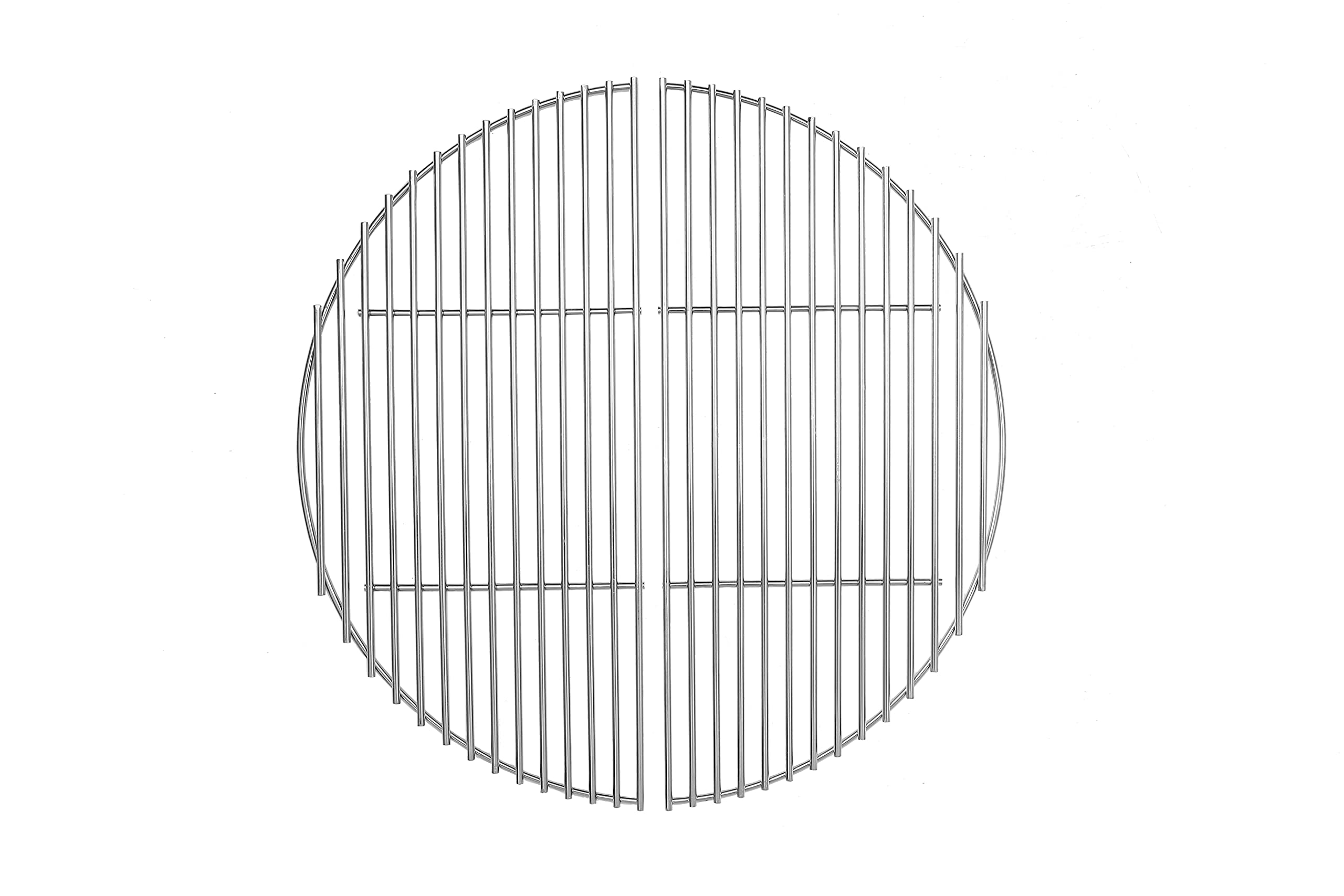 WELL GRILL 18" Half Moon Cast Iron Reversible Griddle and Cooking Grate