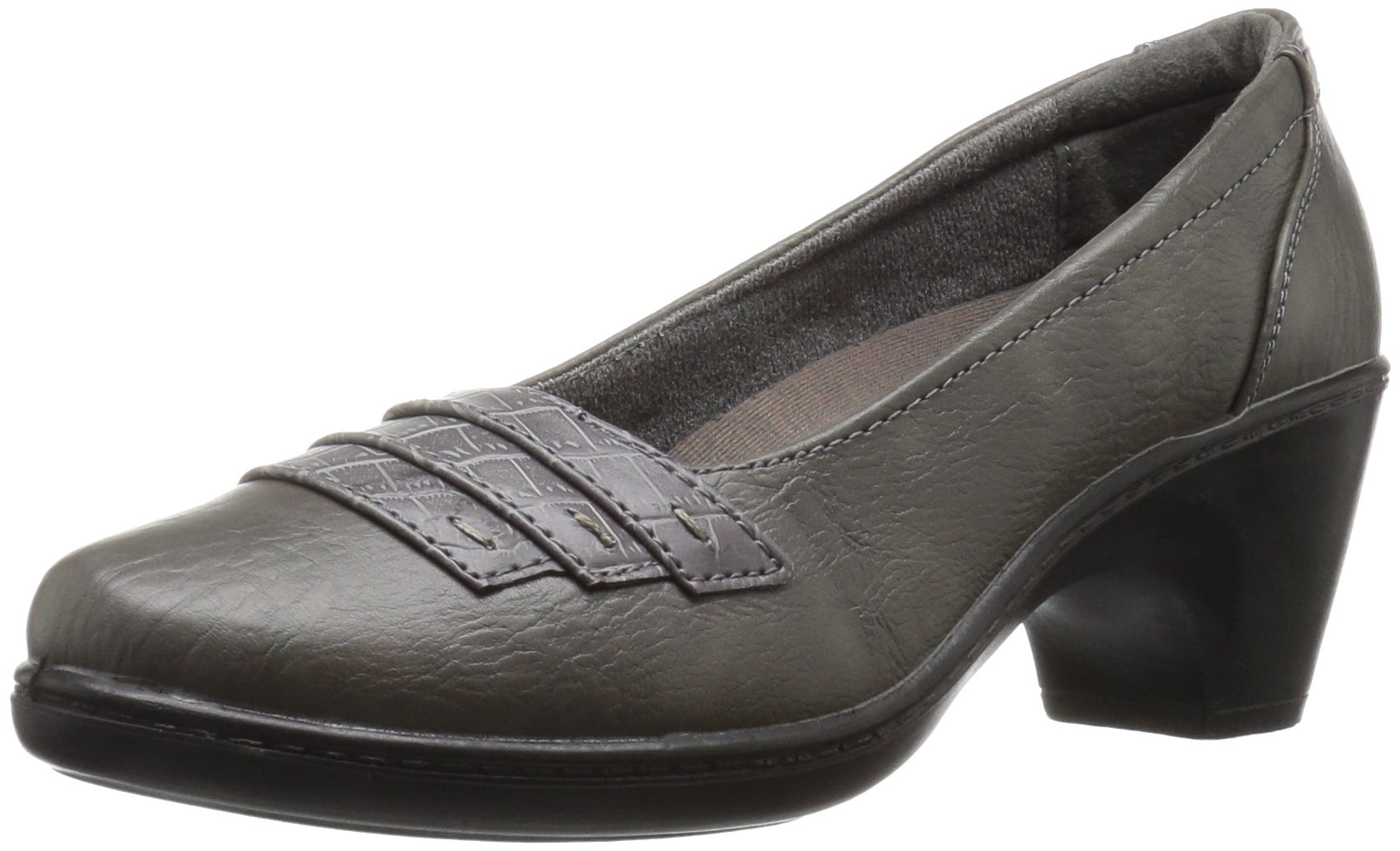 Easy Street Women's Fiona Wedge Pump, Black Croco, 4 UK Narrow