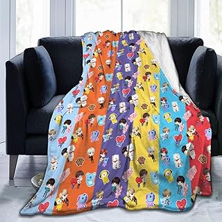 Comprar Roffatide KPOP BTS Manta de flanela para Army Manta Suave acogedora 150 * 200cm Decoración de sofá Cama Fans Invierno