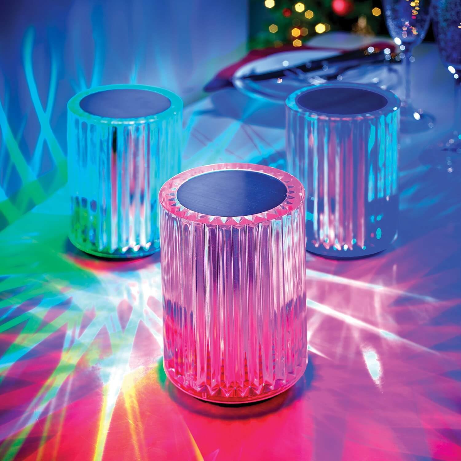 Coopers of Stortford Colour-Changing Crystal Touch Lamp