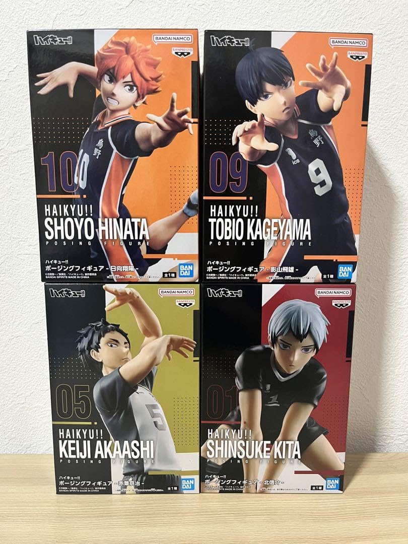 【ハイキュー】ポージングフィギュア　日向翔陽　影山飛雄　赤葦京治　木兎光太郎 Amazon.co.jp: ハイキュー ポージングフィギュア 日向翔陽 影山