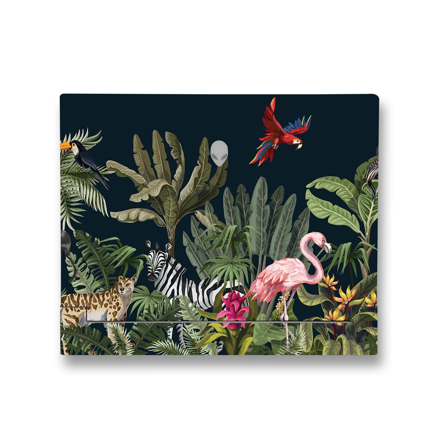 MightySkins Skin Compatible with Alienware X14 R2 (2023) Full Wrap Kit - Tropical Kingdom | Protective, Durable, and Unique Vinyl Decal wrap Cover | Easy to Apply &amp; Change Styles | Made in The USA
