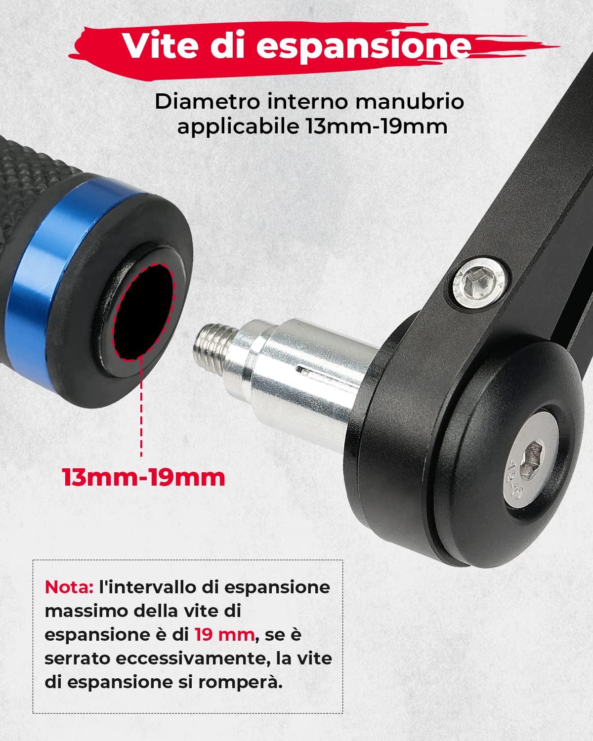 KEMIMOTO Specchietti Moto Universali, 2 Pezzi E9 Specchietto Retrovisore Manubrio, 7/8" 22mm Specchietti Moto Omologati per Motociclo Scooter Cruiser