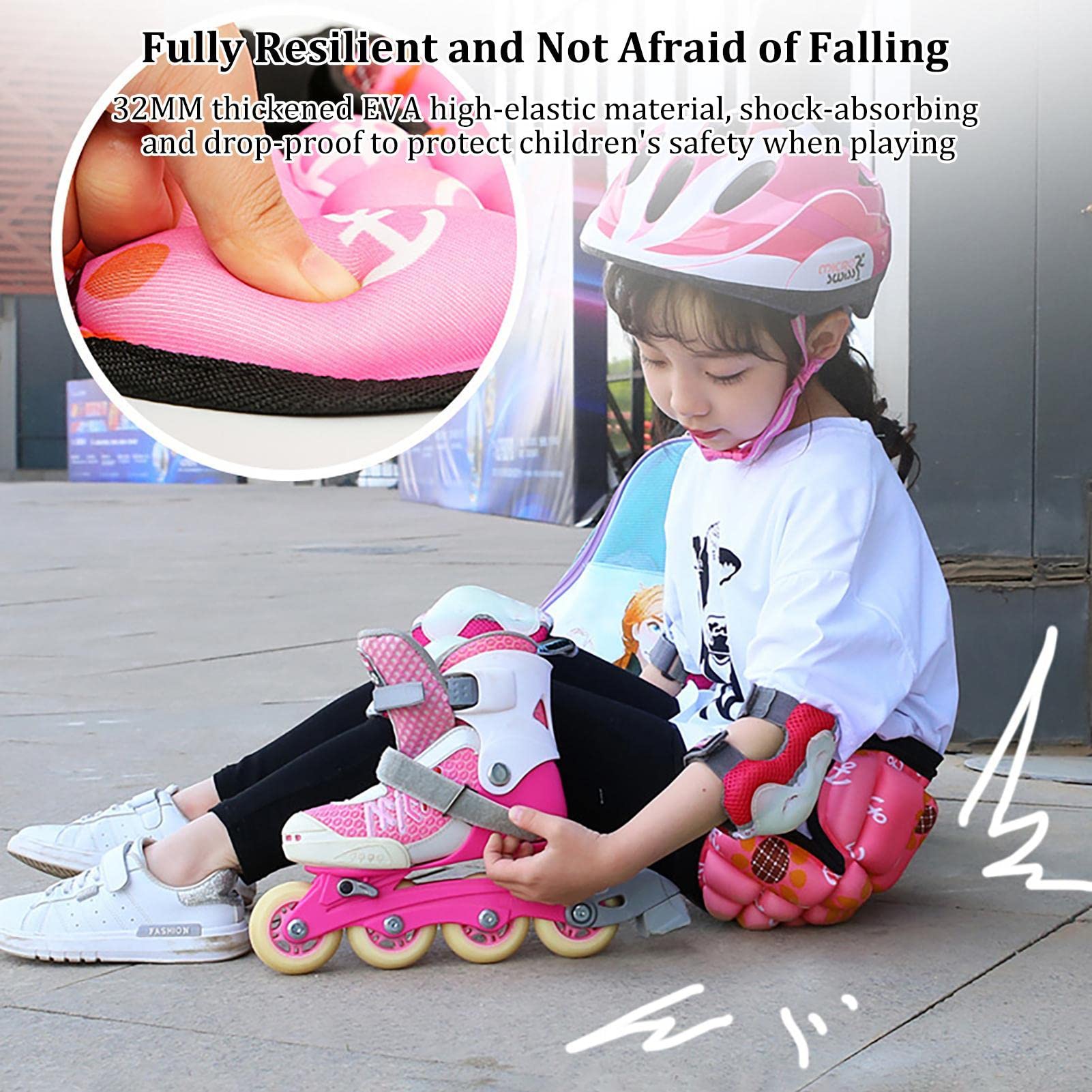 GIMOCOOL Short Rembourré pour Enfants | Tapis de Sport à Roulettes pour Protection Butt Hip | Patinage, Ski, Snowboard, Roller Skating