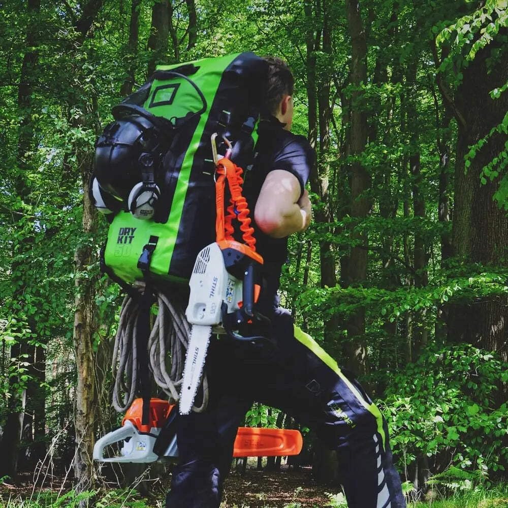 Python Lime Black Rucksack waterproof 50 Litre