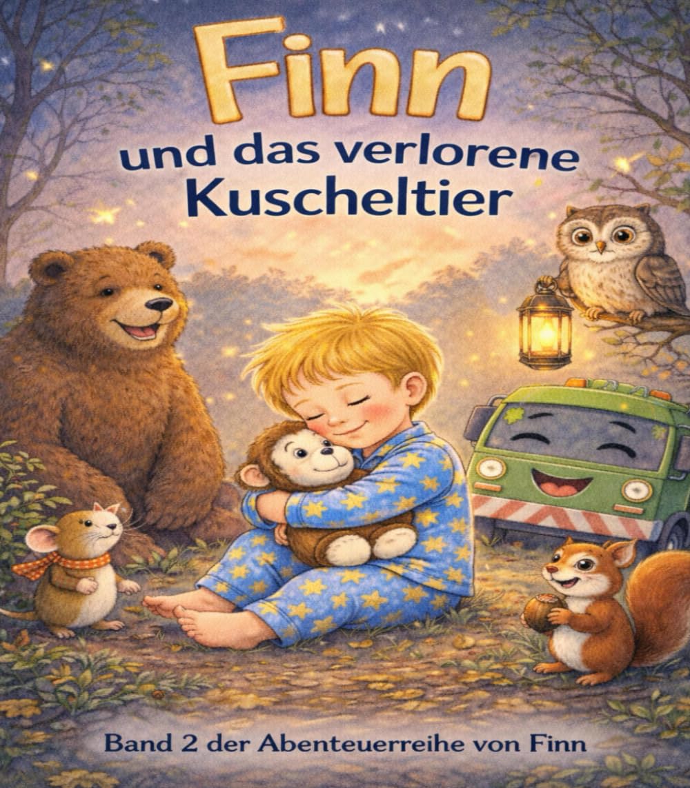 Finn und das verlorene Kuscheltier: Eine einfühlsame Geschichte über Trost und Geborgenheit (Die Abenteuer von Finn)