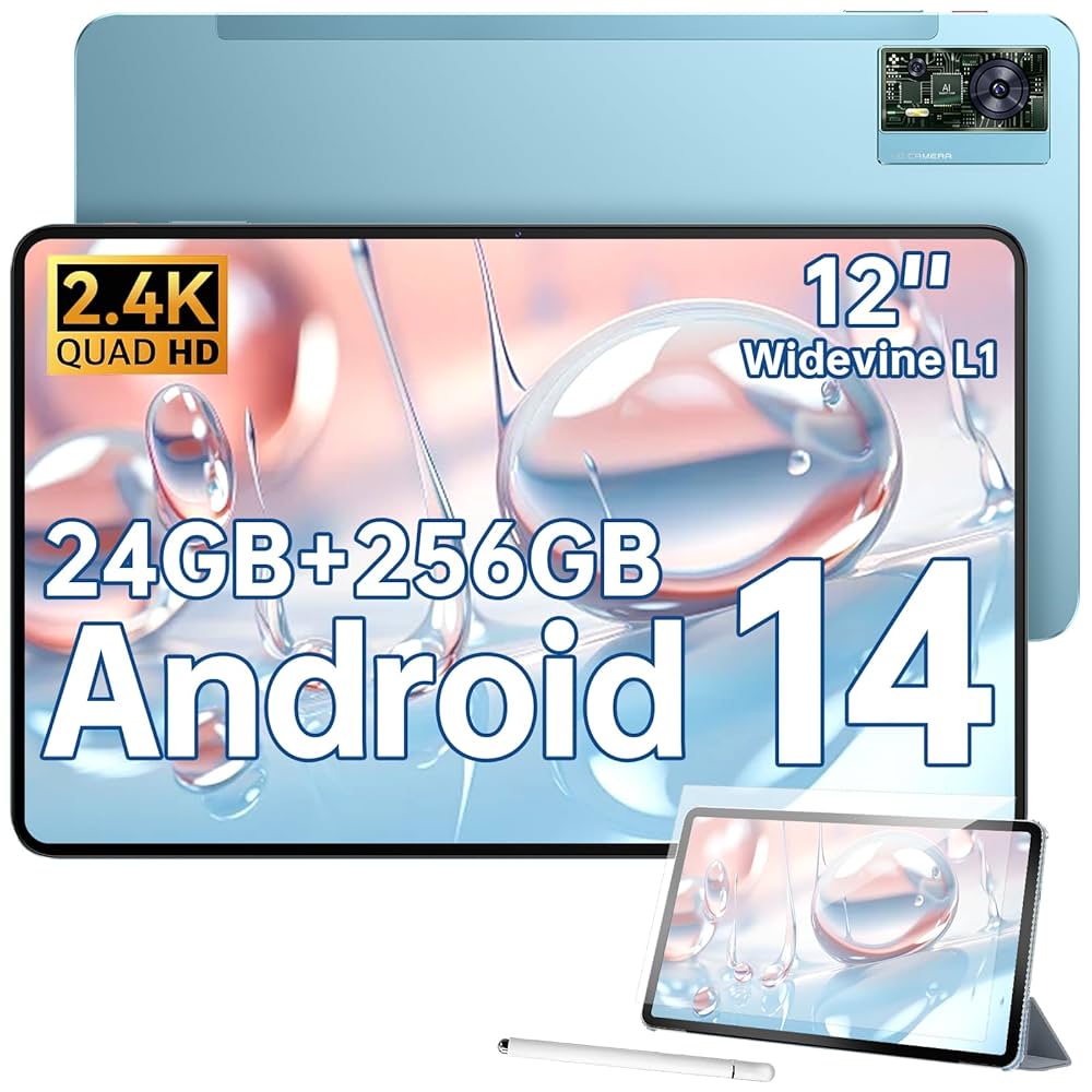 OUKITEL OT5S Android 14タブレット12インチ 5GWiFi Amazon.co.jp: OUKITEL OT5S タブレット、Android14 タブレット